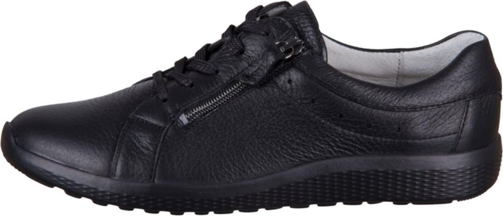 Waldläufer K-IRA Sneaker, Hirsch-Leder, Schwarz, Weite K 634002-199-001 38 1/2