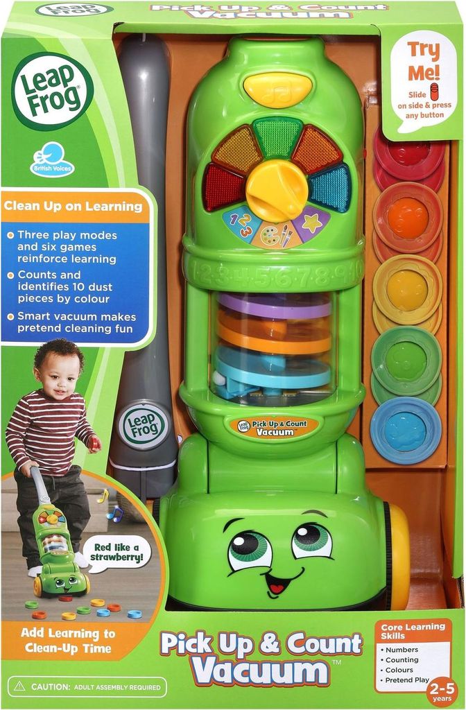 Vtech Lernspielzeug Pick Up & Count Vacuum (in englischer Produktbild 