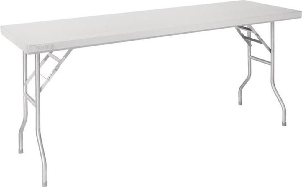 Vogue Klappbarer Arbeitstisch Aus Edelstahl 1830X610X780 Produktbild 