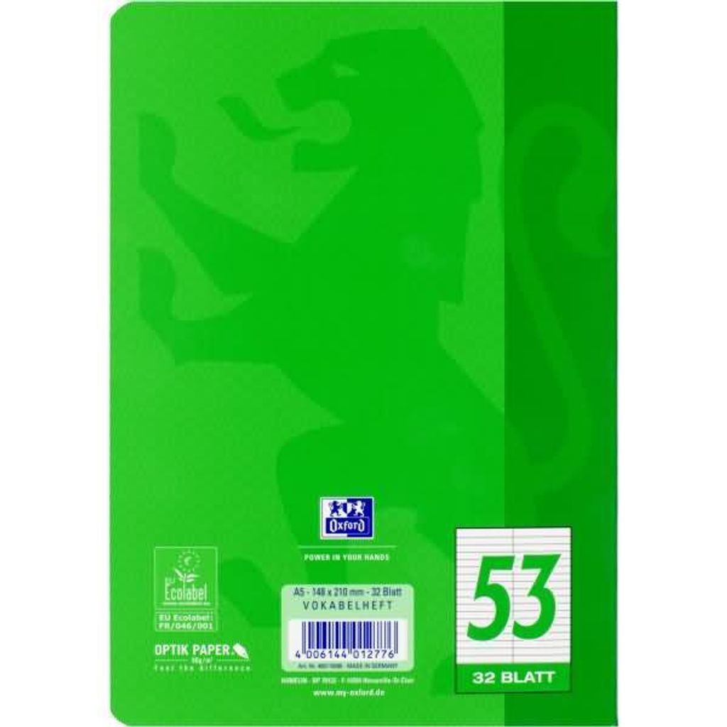 Carnet De Vocabulaire Brunnen A5 – 32 Pages Ligné 3 Colonnes – Parfait Pour Apprendre