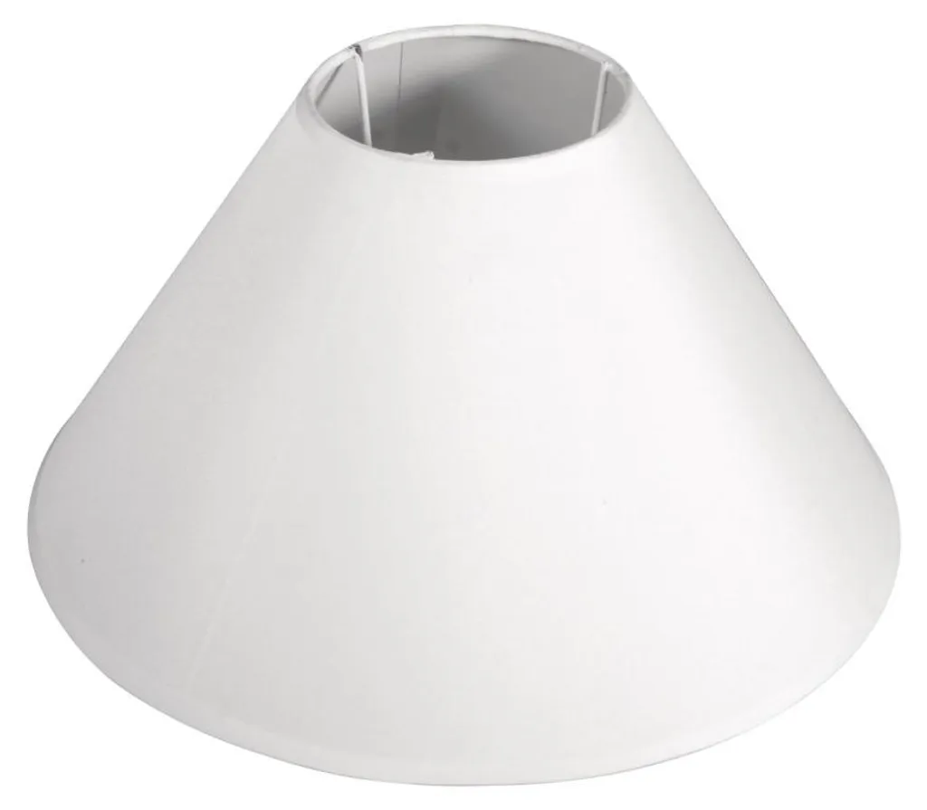 Abat-jour blanc rond 30 cm idéal pour rénover vos lampes de salon DIY