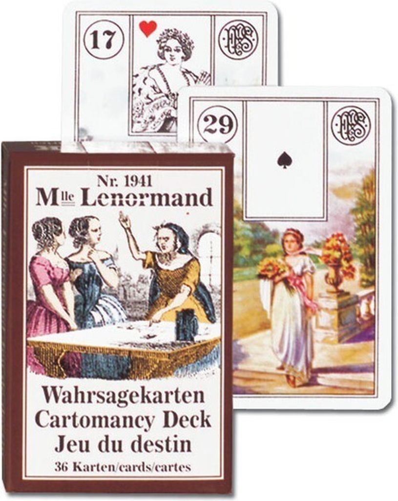 Carte divinatorie Mlle Lenormand Piatnik Immagine del prodotto 