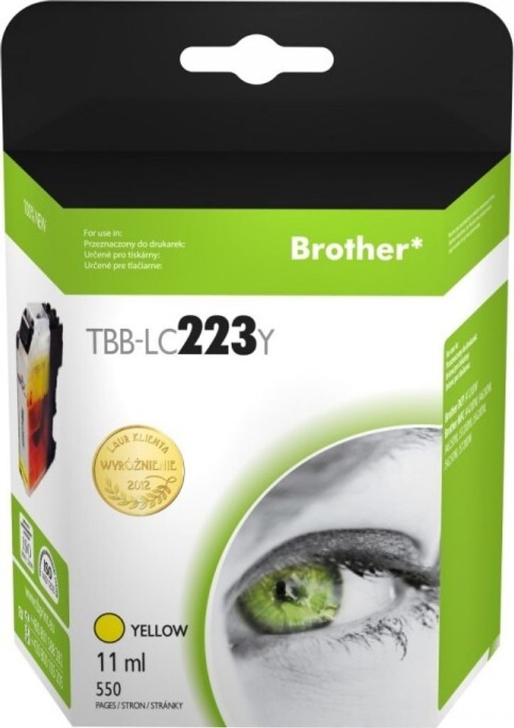 Ink. Verfall. TB-Komp. mit Bruder LC223 Gelb Neu
