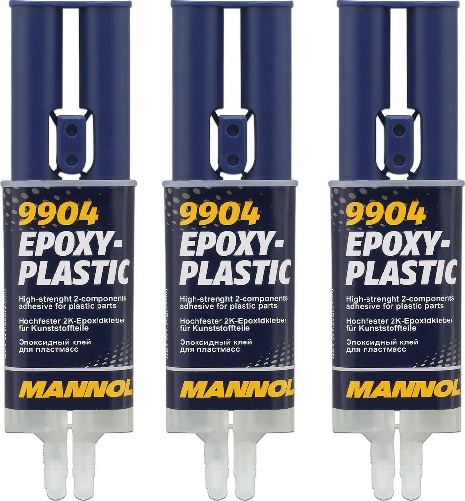 3x 2K-Epoxidkleber für Kunststoffteile Epoxy-Plastic 30 g Typ 9904