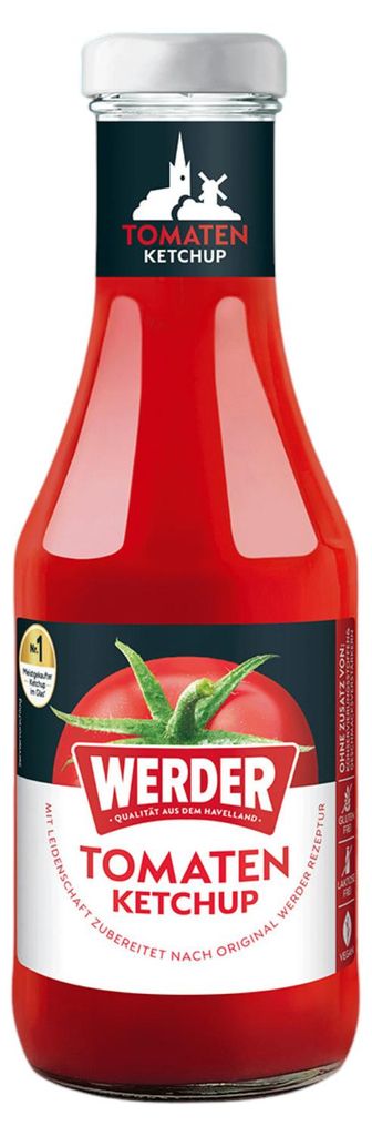 Werder Tomaten Ketchup (450ml Flasche) Produktbild 