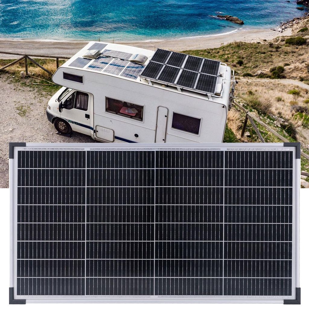 Effizientes 60W Solarpanel: Monokristalline Zellen, IP65, Produktbild 