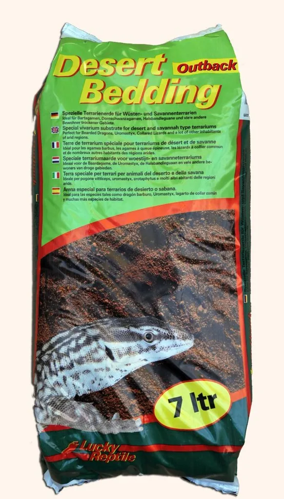 Lucky Reptile Desert Bedding Outback Rot 7L - Substrato Naturale Rettili