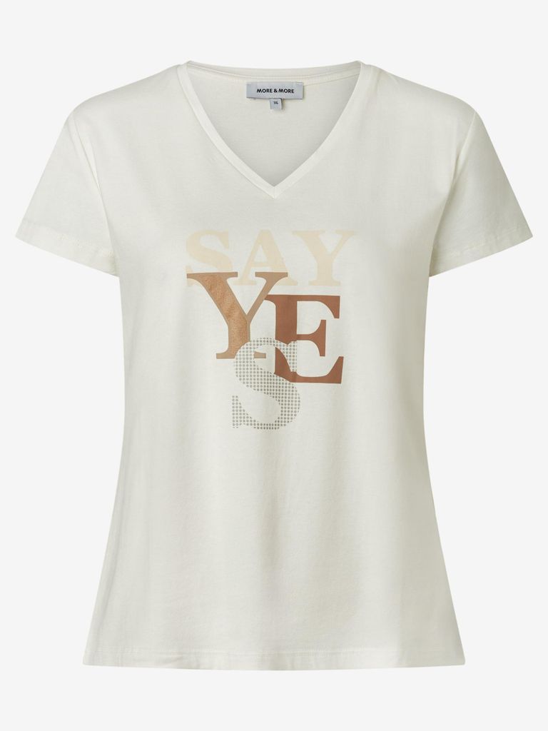 T-Shirt mit Schrift
