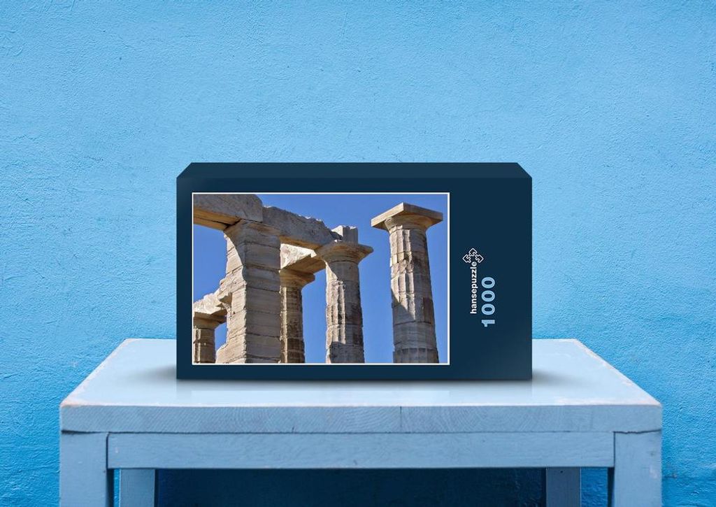 hansepuzzle 64328 - Akropolis Puzzle, 1000 Teile, Orte, 60,0 x 46,0cm mit hochwertiger Aufbewahrung, Kartonbox und wiederverschließbarem Beutel