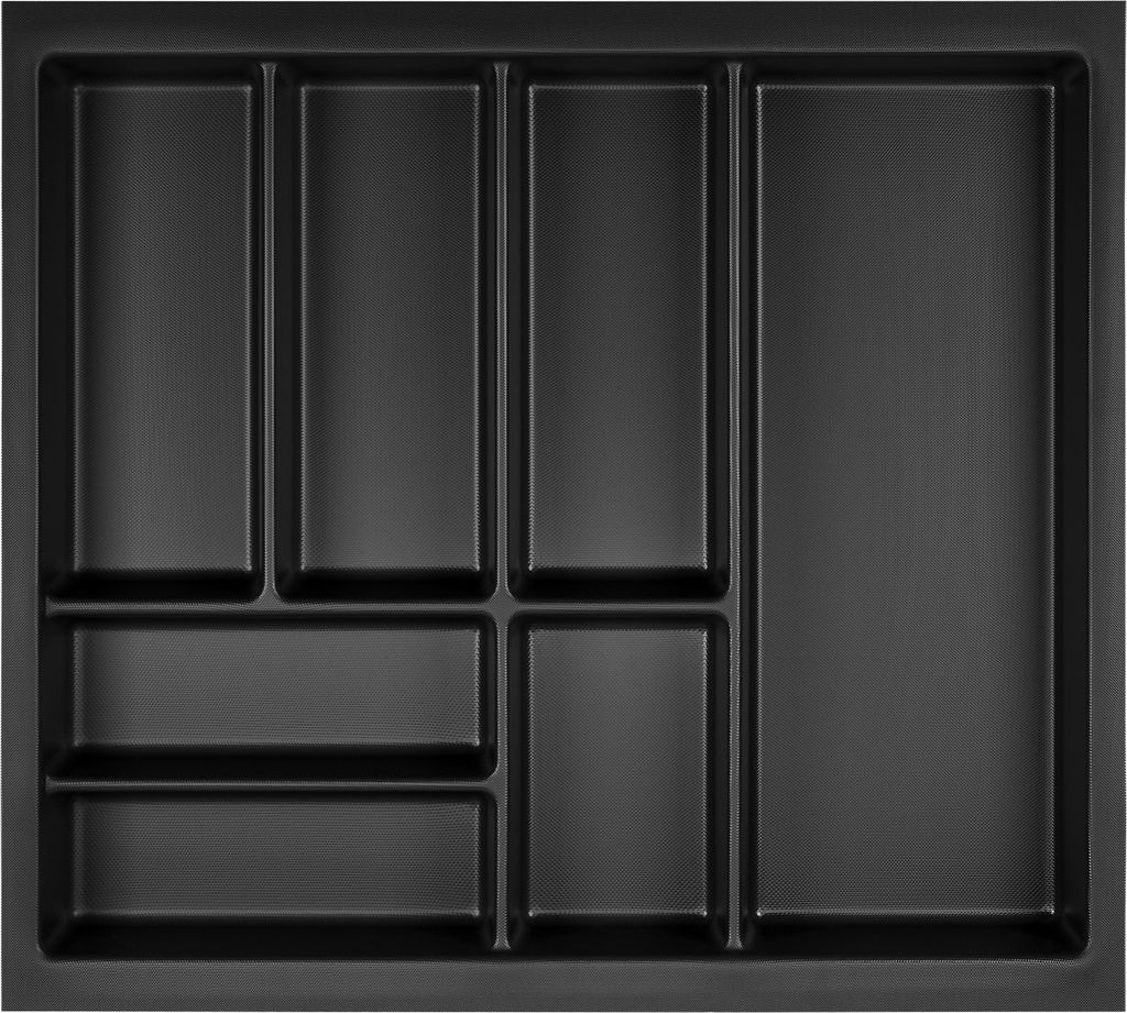 ORGA-BOX Junker Slim Besteckeinsatz 525 x 476 mm Lavagrau Produktbild 