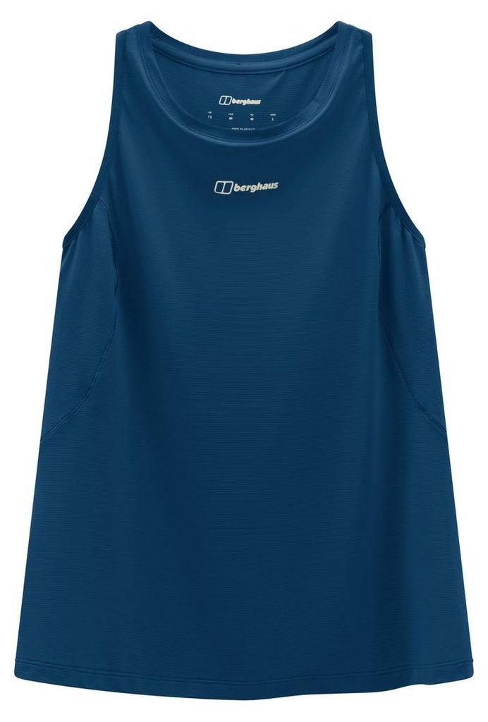 Bowburn Tech Vest - leichtes Trail-Tanktop für Damen - Berghaus, Farbe:Hale Navy (DkBLU), Größe:UK 16 // DE 42