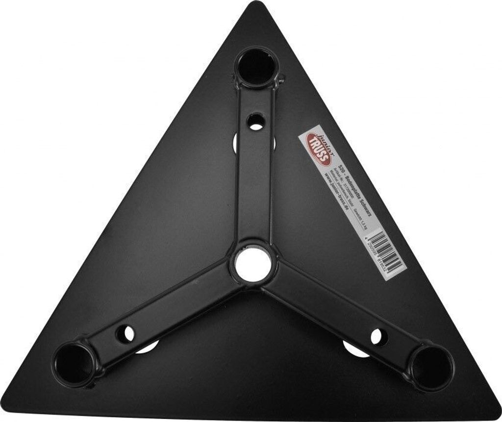 Junior Truss S20 - Bodenplatte Schwarz