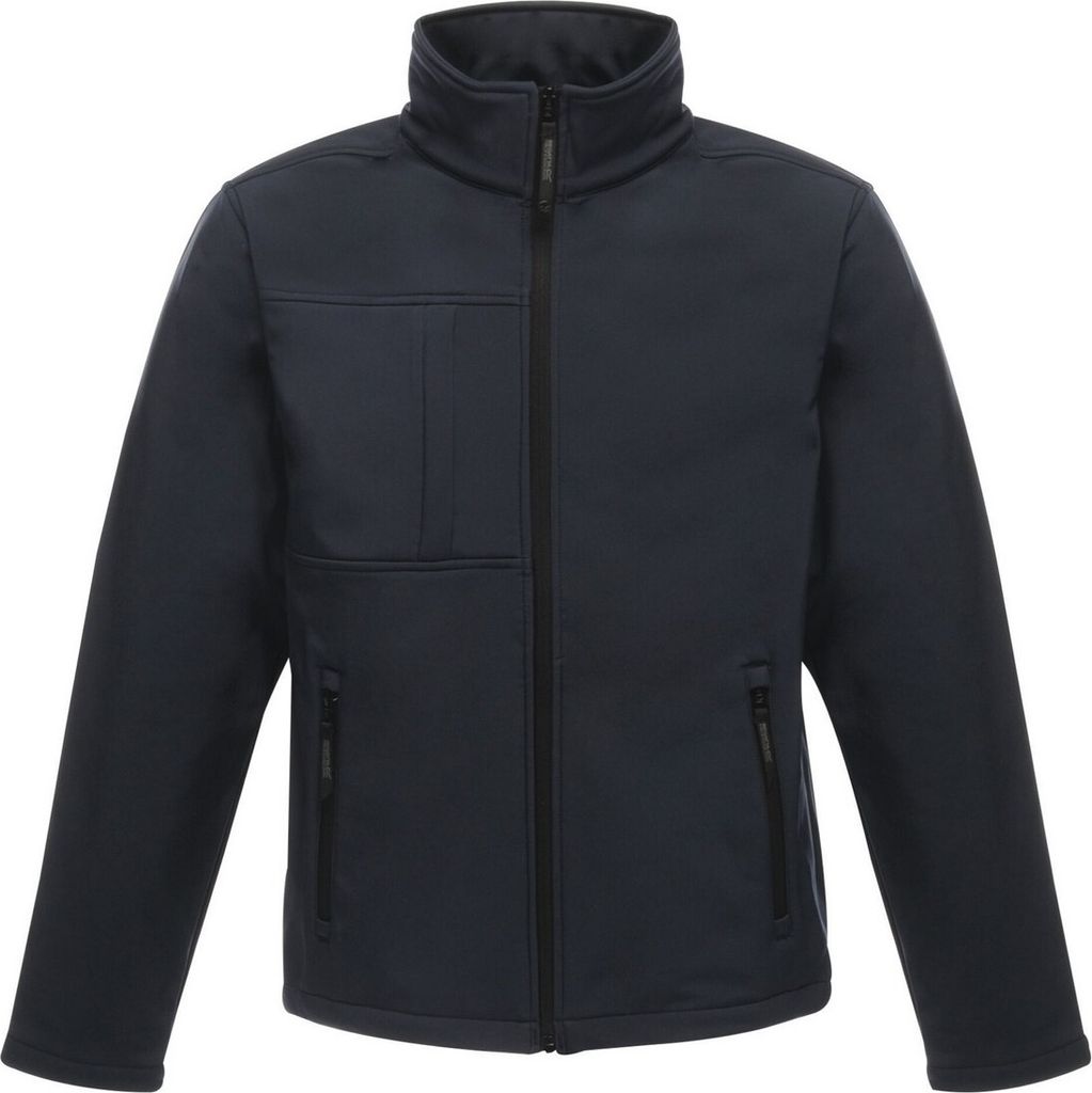 Regatta - "Octagon II" Softshelljacke für Herren FK2544 (4XL) (Marineblau/Mittelgrau)