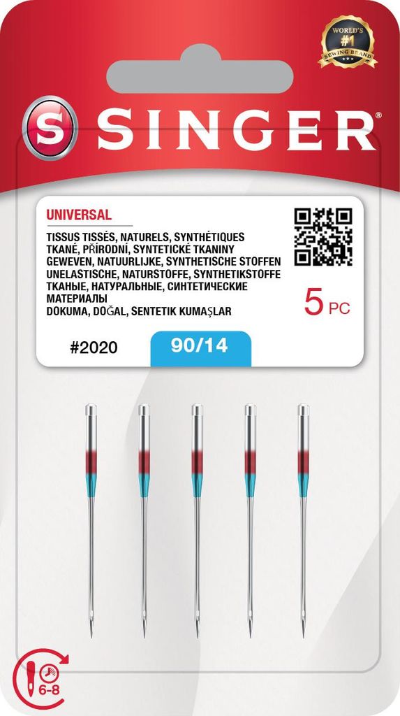 A package of Singer sewing machine needles.