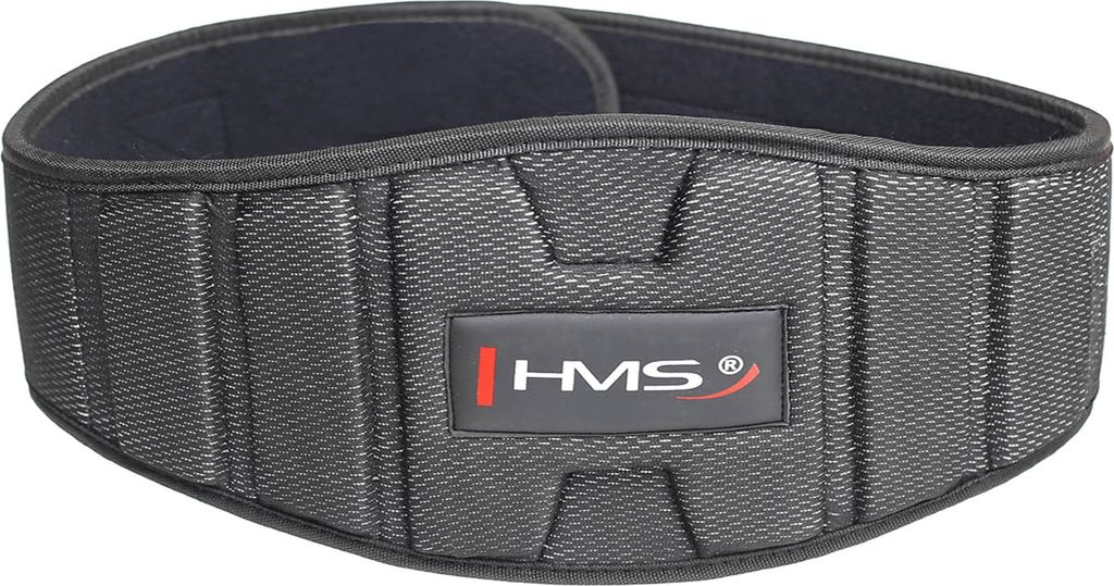 HMS - Trainingsgürtel, Logo, Neopren PP13190 (S) (Grau)