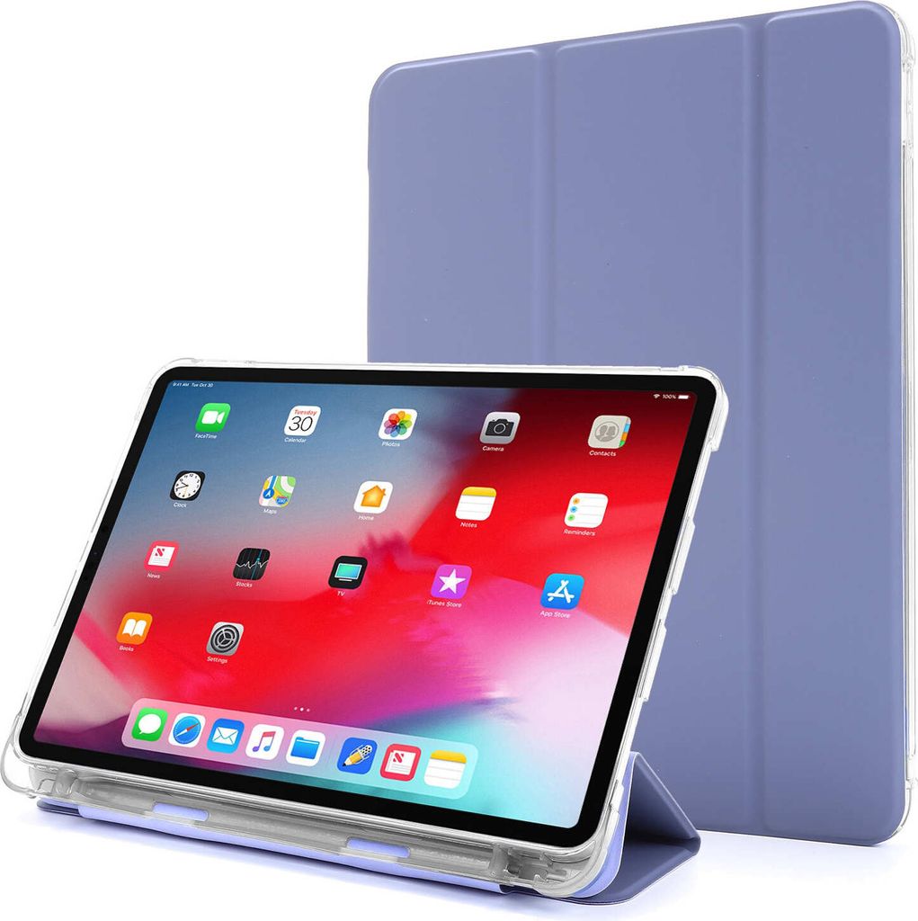 Stoßfeste Folio-Hülle iPad Air 6 (M3 und M2) / Air 5 / Air 4 - 11 Zoll & 10,9 Zoll - Lavendel