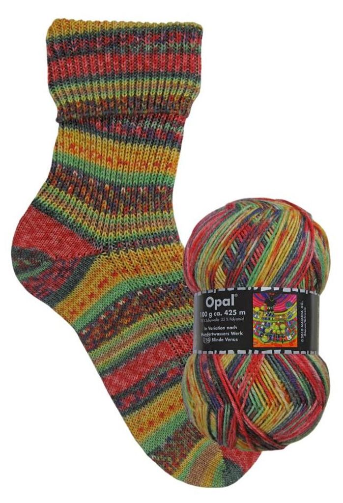 Opal In Variation nach Hundertwasser Werken 100 g Pullover- Produktbild 