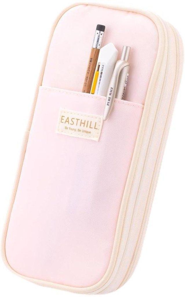 Schul- und Büro-Tasche für Mädchen, große Kapazität, cremefarbene Schrein-Tasche für Schüler und Berufstätige