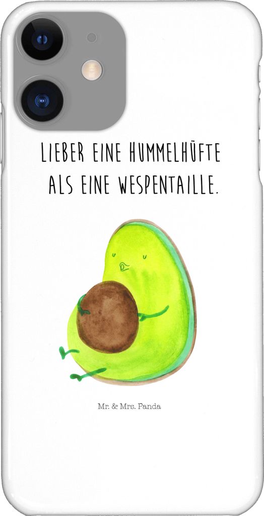 Mr. & Mrs. Panda Iphone 11 Handyhülle Avocado Pfeifen - Produktbild 