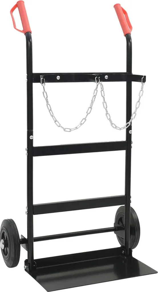 Chariot de transport en acier 63x43,5 cm avec poignée ergonomique