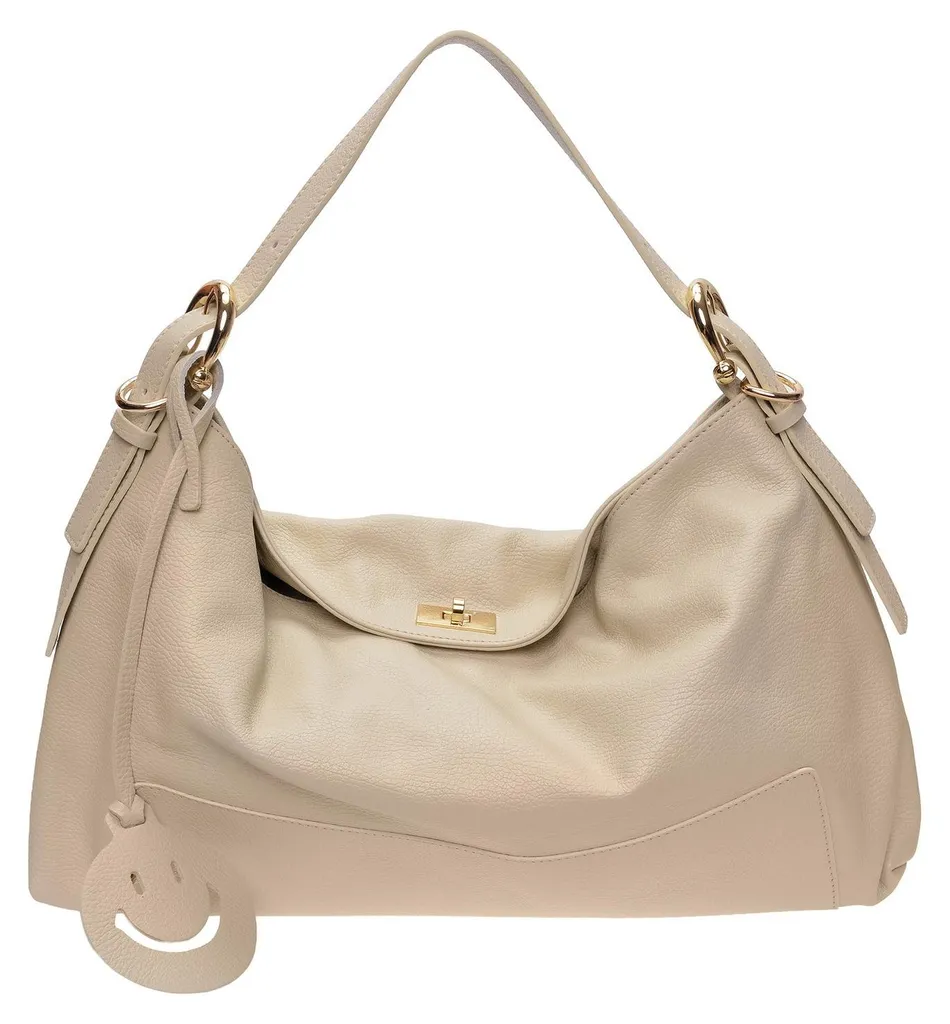 Sac à main beige Luisa Vannini LV 196 : Robuste, Léger et Très Chic