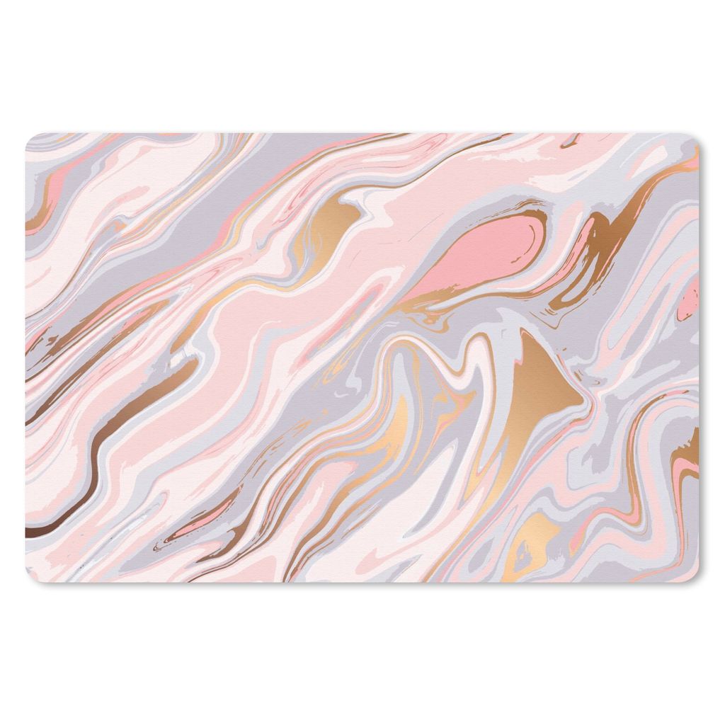 MuchoWow Mauspad Mousepad Marmor - Pastell - Abstrakt - Muster 27x18 cm - Mousepads - Maus Mat - Pad - Mausunterlage - Büroartikel - Desk Matten