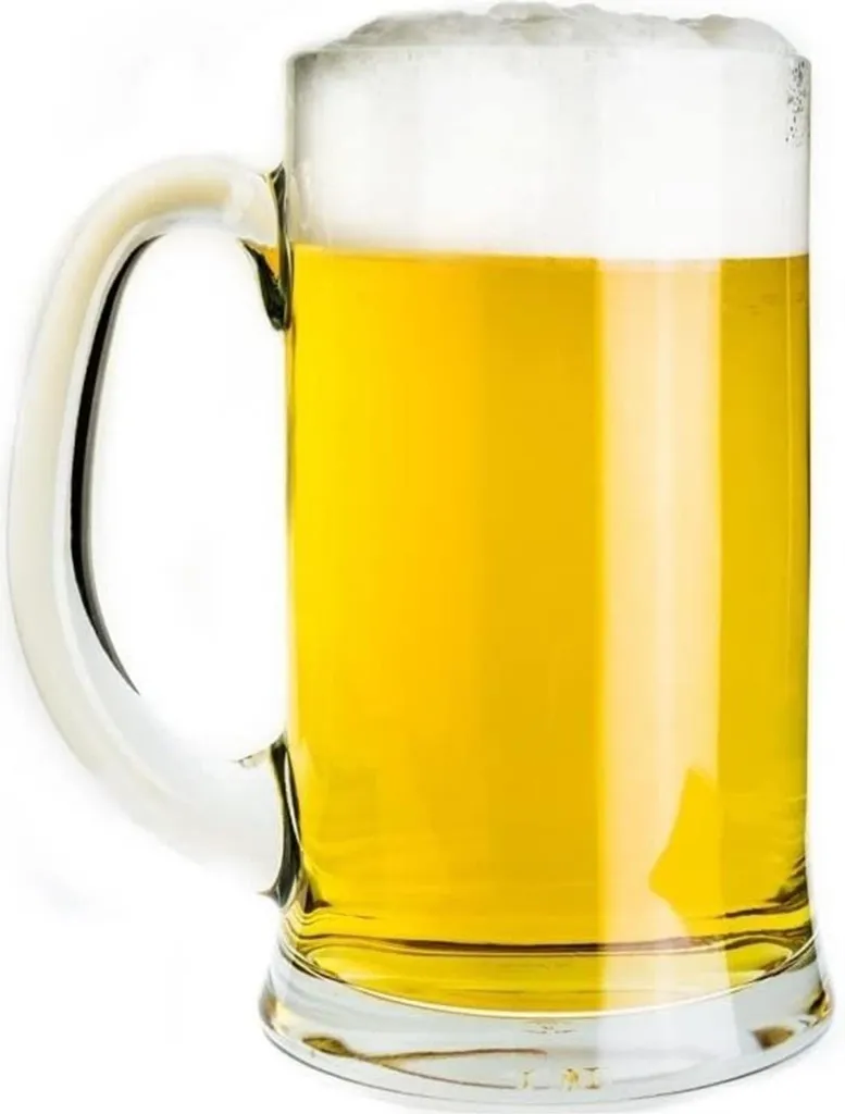 Borgonovo Icon Boccale Birra 0,5 l Etichetta - Set 6 Bicchieri Professionali