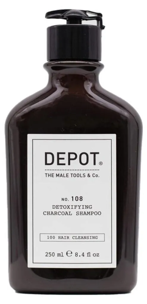 Shampooing Depot No. 105 Détoxifiant au Charbon Actif Noir Mat 250 ml