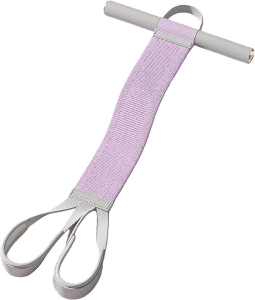 INF Fußpedal Widerstandsband: Heimtrainer für Ganzkörpertraining & Core Violett