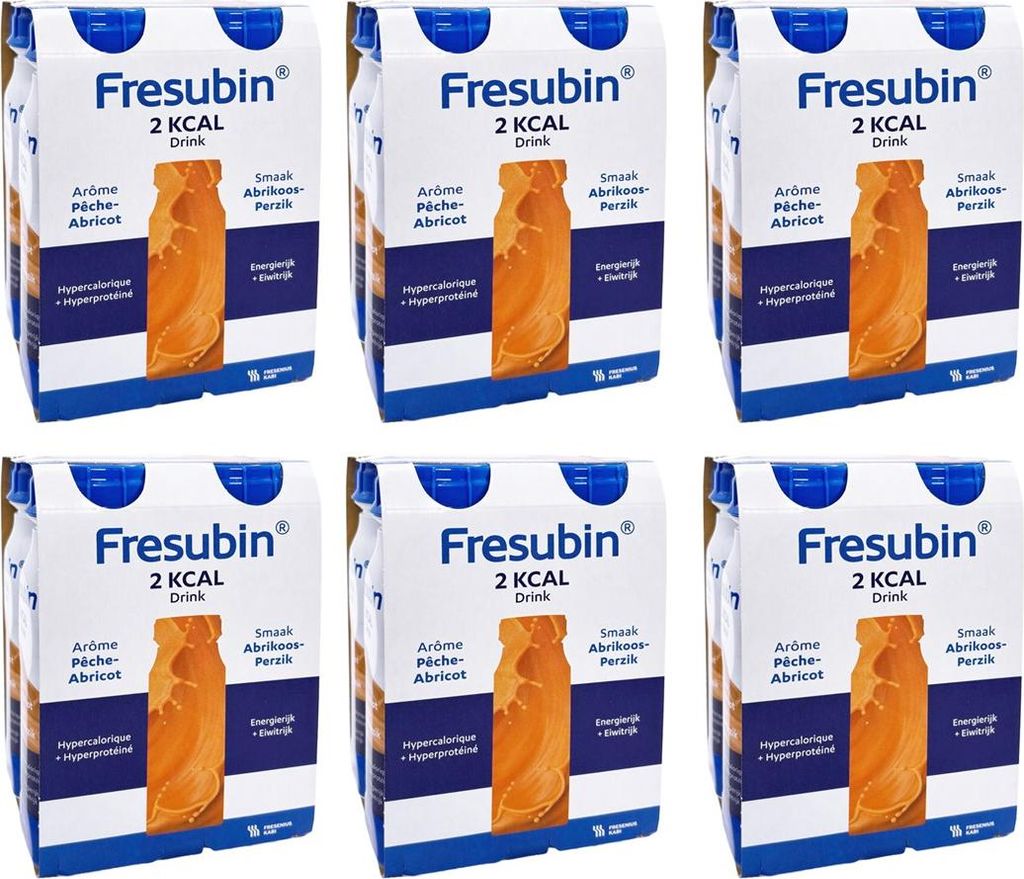 Fresubin 2 KCAL Drink Aprikose-Pfirsich 24x200ml Trinkflasche