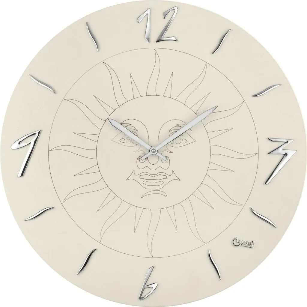 Horloge Lowell 11490 idéale pour décoration salon scandinave 50 cm
