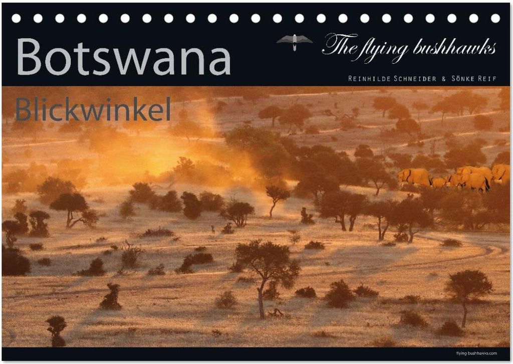 Botswana Blickwinkel 2026 (Tischkalender 2026 DIN A5 quer), CALVENDO Monatskalender