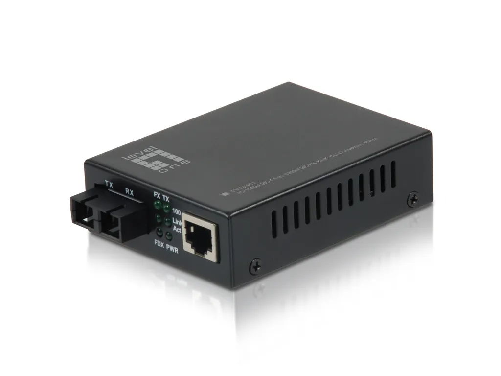 Solution Liaison Fibre Longue Distance 40km LevelOne FVT-2401 SC SMF