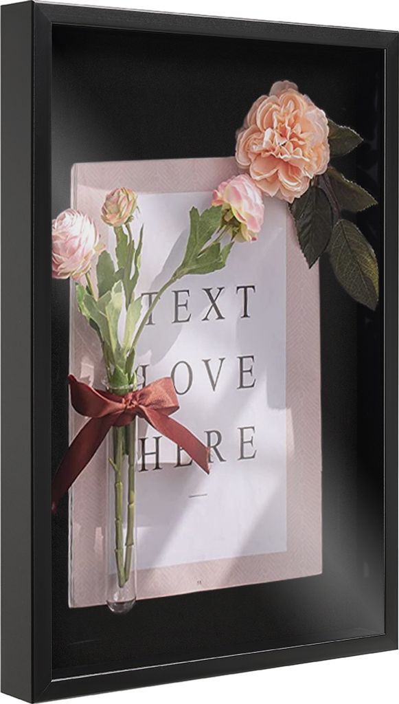 Fotorahmen in 3D - Box Frame - Fotorahmen - 6 cm tief - MDF Produktbild 