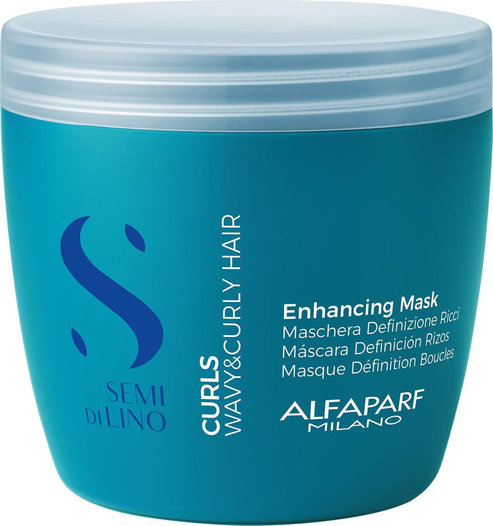 Alfaparf Semi Di Lino Curls Enhancing Masker 500ml Produktbild 3