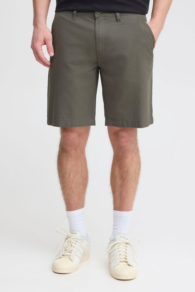 Solid SDThement Herren Chino Shorts Bermuda kurze Hose mit Eingrifftaschen Gürtelschlaufen 100% Baumwolle Regular fit