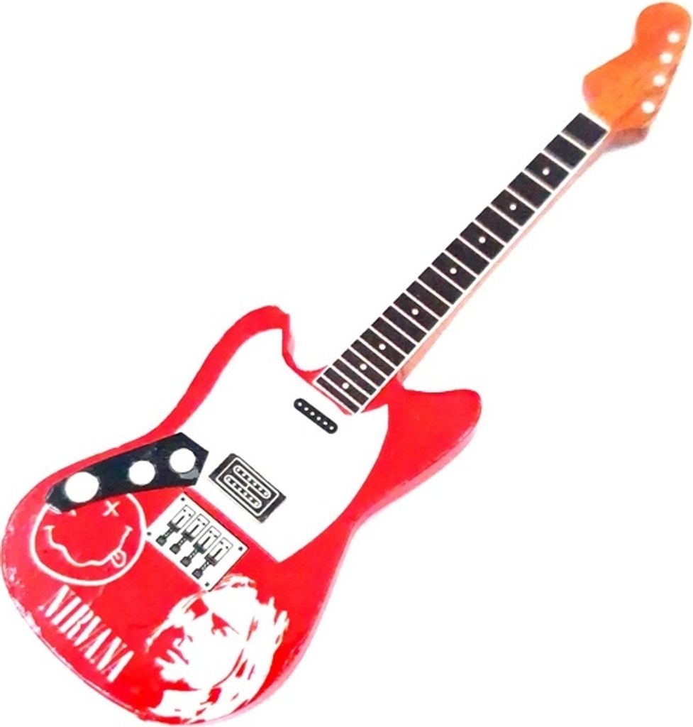 Magnet Gitarre Nirvana - Curt Cobain - 020877