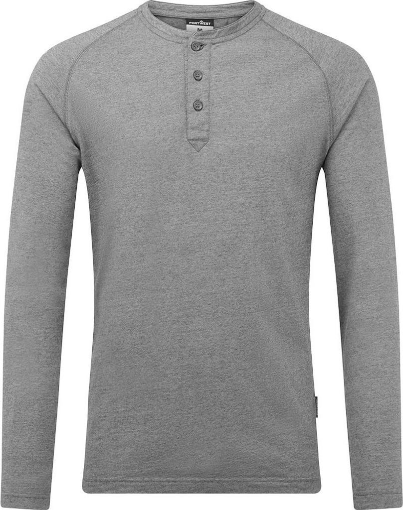 Portwest Henley-Top, Modell KA3, Größe S, Artikelnummer KA370ZORS