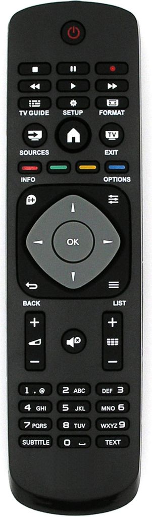 Universal TV Fernbedienung passend für alle Philips LED LCD 3D HD Smart TV Fernseher Remote Control