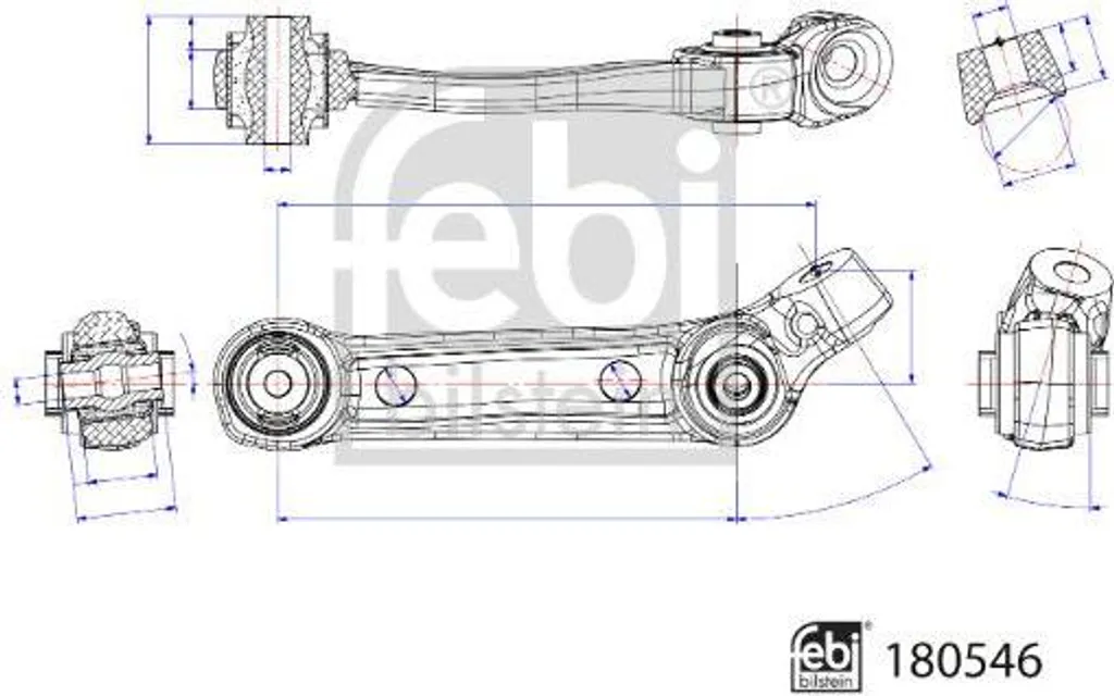 Réparation suspension avant BMW G30 G31 avec le bras FEBI 180546