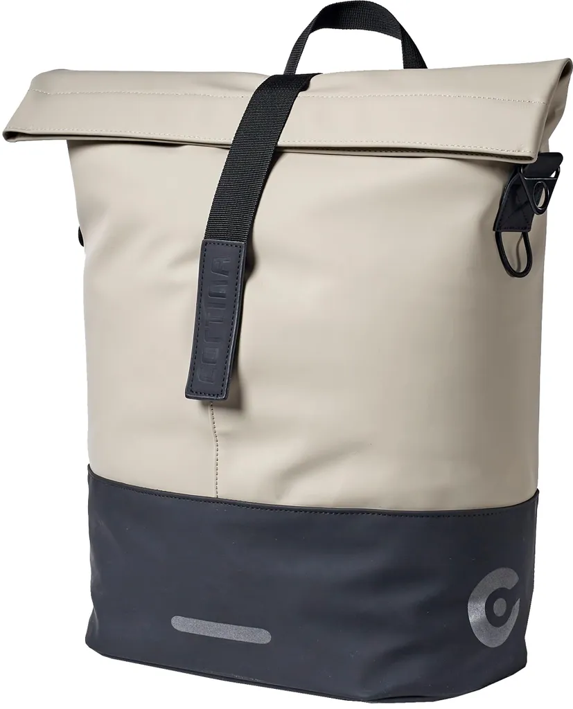 Sac de vélo Cortina Melbourne 14L Taupe clair - Panier arrière élégant