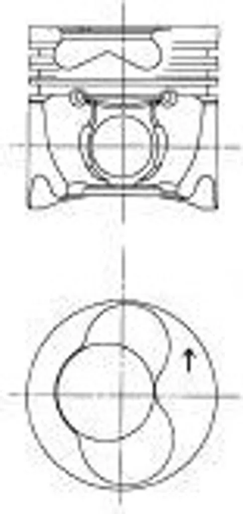 Piston de moteur pour VW Sharan 7M8 et Polo 6N2 - Kit de Réparation IPSA