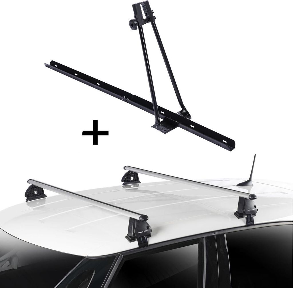 Fahrradträger ORION + Dachträger VDP EVO ALU kompatibel mit für Nissan Micra (K11) 3 Türer 1992-2003