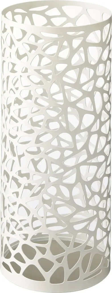 Porte-parapluie métal blanc NEST Yamazaki peu encombrant et robuste