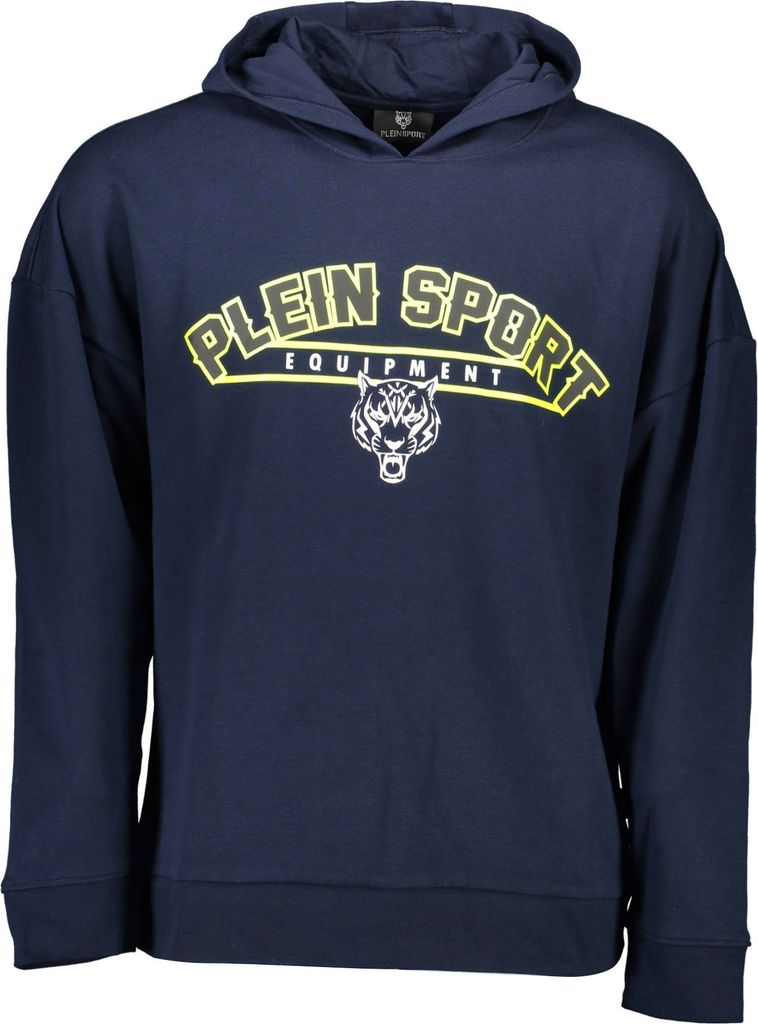 PLEIN SPORT SWEATSHIRT OHNE REISSVERSCHLUSS HERREN BLAU : Farbe - Blau, Größe - M Größe: M Farbe: Blau