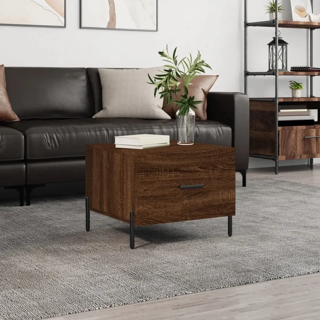 Maison Exclusive Tavolino Marrone Rovere 50x50x40 cm - Arredo Soggiorno