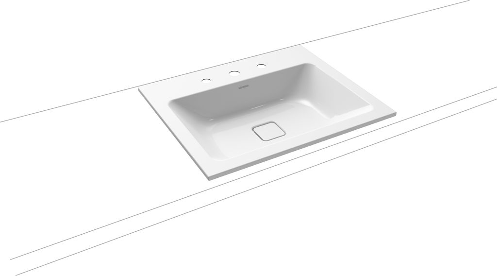 KALDEWEI CONO Einbauwaschtisch alpinweiß