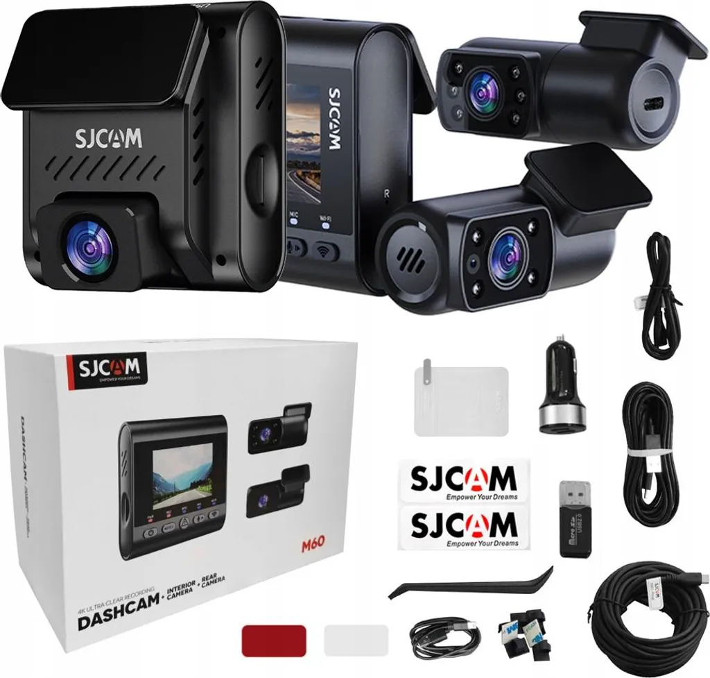 Protégez votre Voiture avec la Dashcam 4K SJCAM M60 Triple Protection