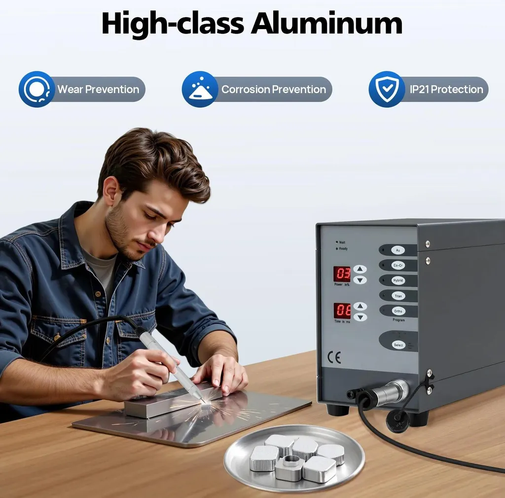 Poste à souder électrique 100W compact avec manomètre et écran LCD - 8