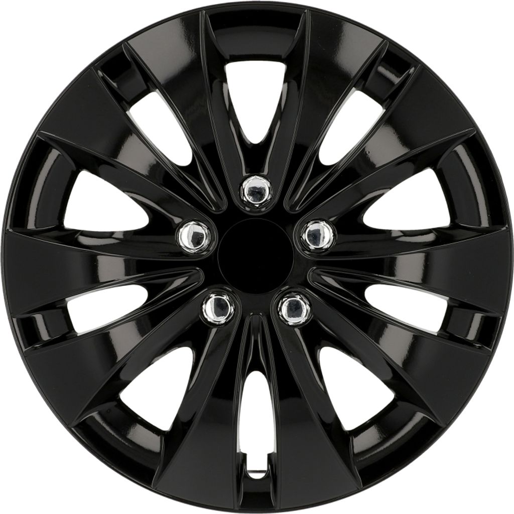CARTREND Radzierblende Storm 14" schwarz 4x Produktbild 